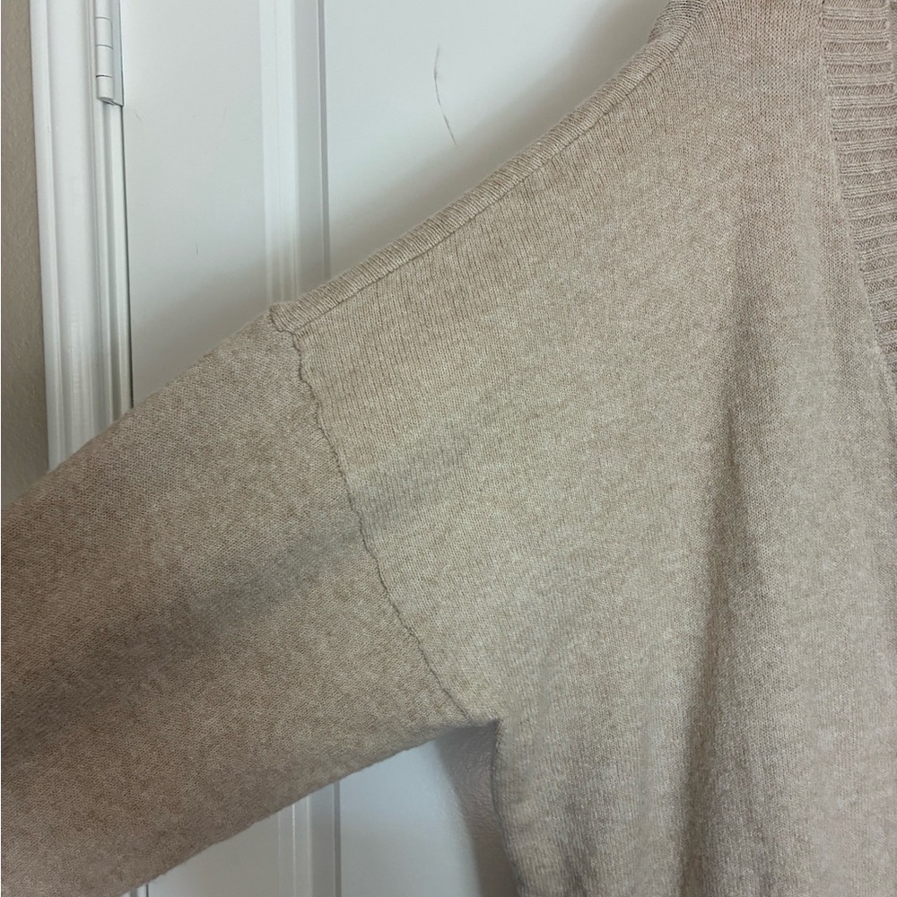 Vegan Cashmere Boyfriend Cardigan V-Neck Sweater Button Up Front, NWT size 3X - Picture 9 of 11